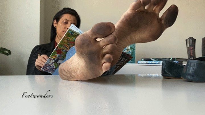 Feetwonders - FeetWonders- At the Library with DIRTY SOLES OLD FLATS