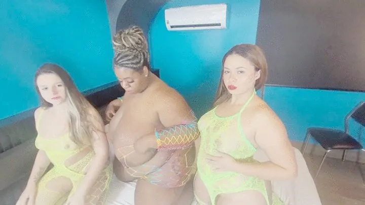 Fetish Factory Brazil Farting - BIZARRE TRIO OF FARTS PUNISHING THE IDIOT SLAVE - BY ISABELITA, ROSALIA PEACH AND THAMY BBW - CLIP 1