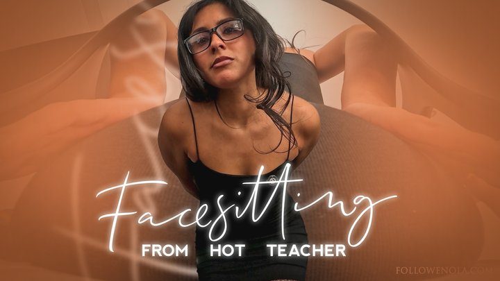 Mistress Enola Fetish - After-class FACESITTING lesson - Bad student punishment - Mistress Enola - Smothering your face and controlling your breath ( FullHD)