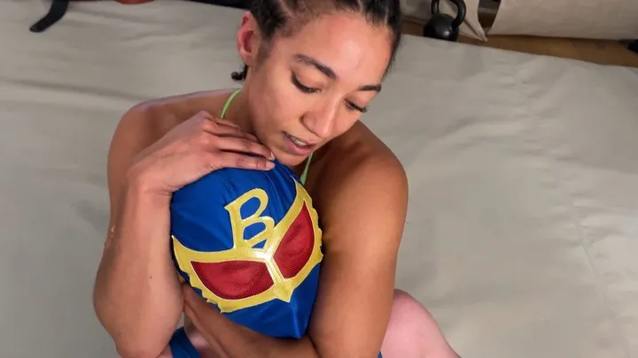 Lady Black Venus - Mixed Competitive Wrestling with Black Venus and Blue