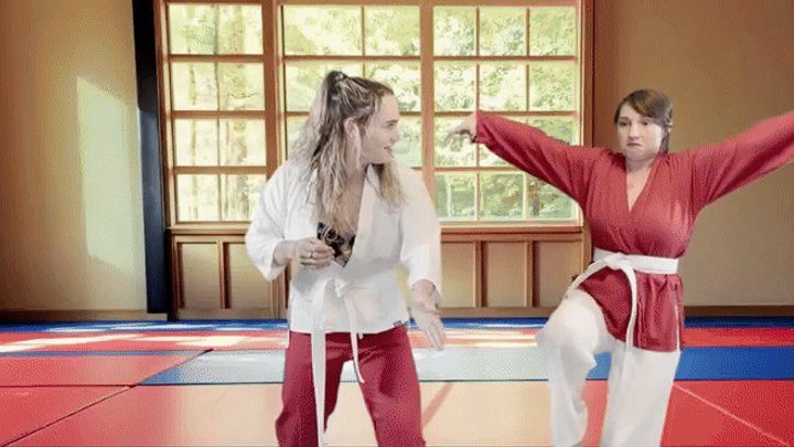 Foxxy Feet - Karate Rival Foot Worship HIDEF - CELESTE & NANCY THOMPSON