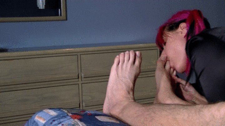 My Masters Feet - Afterschool foot licking, part 2 (wmv)