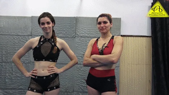 Antschas Wrestling And Fetish Store - BellaLux vs Petra femaler competititve wrestling
