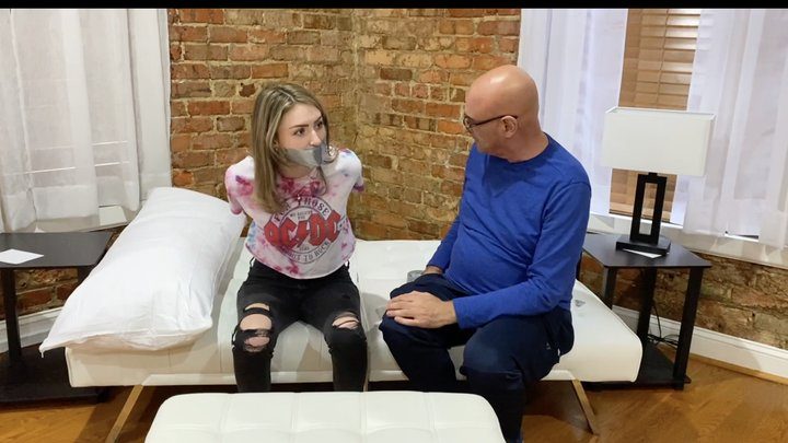 Tied Tales - Talette from Bound to be Bound -London Evans is bound in duct tape