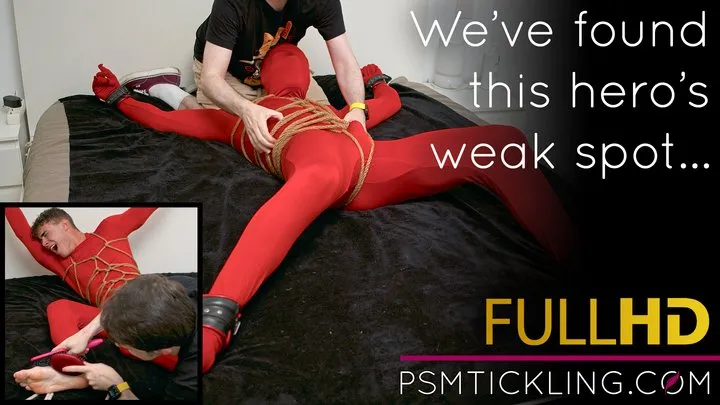 Psm Tickling Network - Ticklish doom! Spandex hero overpowered! HD