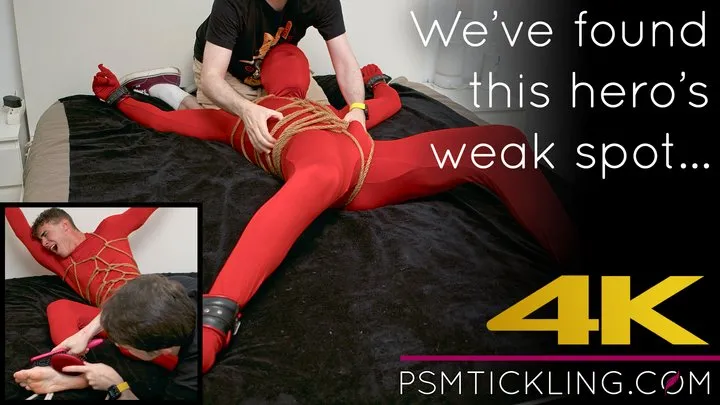 Psm Tickling Network - Ticklish doom! Spandex hero overpowered! 4K