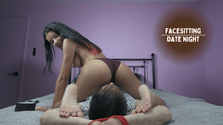 Aria Nicole - More Tahn You Bragained For: Date Night Facesitting Feat Aria Nicole and Jason Ninja 4K