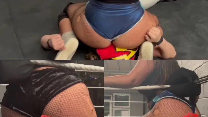 Mixed Wrestling Uk - Nose deep in ass