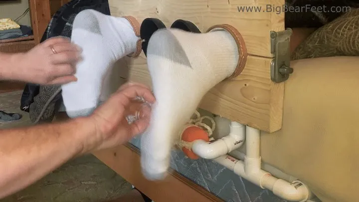 All Male Tickling Dungeon - Im1n2ft - Itchy Reeboks - itching feet in Reeboks tickled and more itching powder