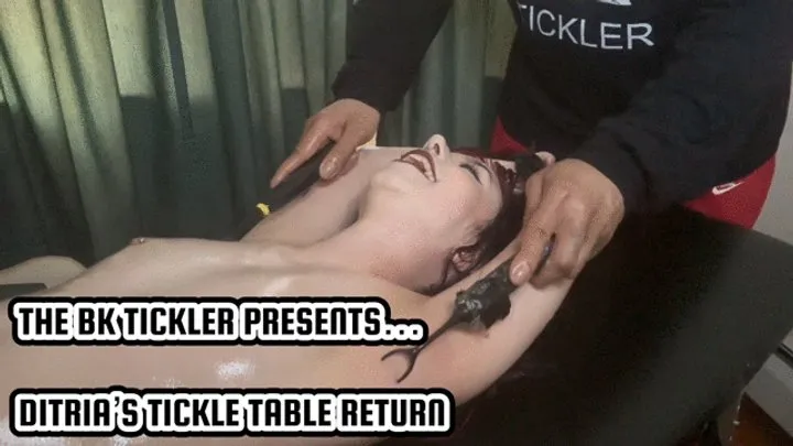The Bk Tickler - DITRIA’S TICKLE TABLE RETURN