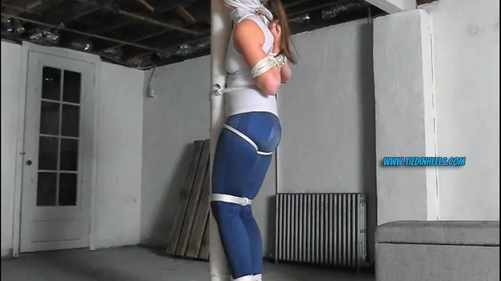 Tied In Heels - Rachel Reverse Prayer and Tied to the Dungeon Post! HD-WMV