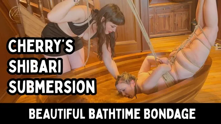 Vivienne L'amour - Cherry's Shibari Submersion: Beautiful Bathtime Bondage