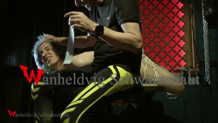 Wanheldvig Schwarzehaut - ZIGFRID ROPE BONDAGE for FEET TICKLING and WAX PLAY HD 720p