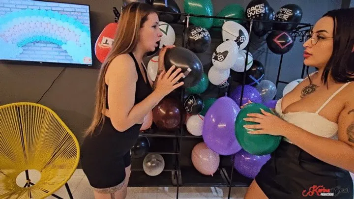 Karina Cruel Farting  Enema - SALE OF BALLOONS WITH FART GAS - NEW GIRL SASHA - CLIP 2 - NEW JULY 2025