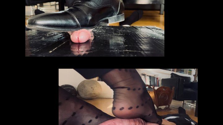 Gay Male Soxjob Heaven - BOARD IN POLKA DOTS SHEERS