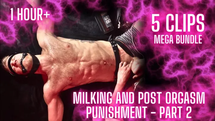 Nathan Justice - BEST OF: Milking and Post Orgasm Punishment - Part 2 MEGA-BUNDLE Clip (5 Clips in ONE)