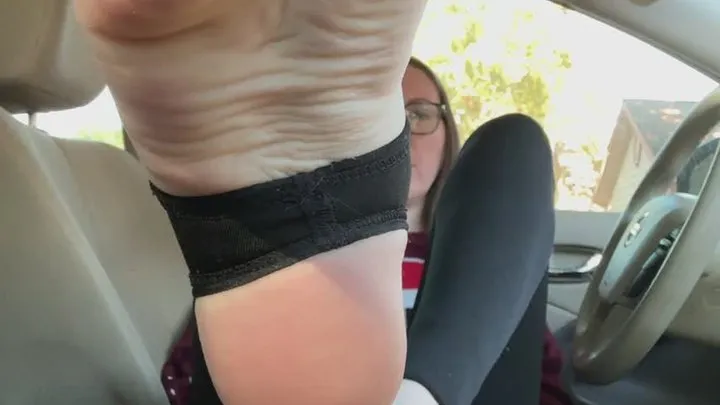 Redlilly - Car feet joi in stirrup pants