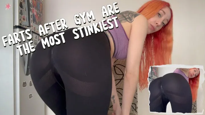 Misswhitexxx - Farts After Gym are the Most Stinkiest