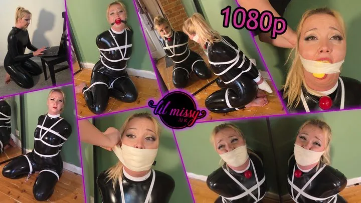 Lil Missy Uk Store - Lil Missy UK in Latex Spy Gets Caught Tied And Gagged 1080p