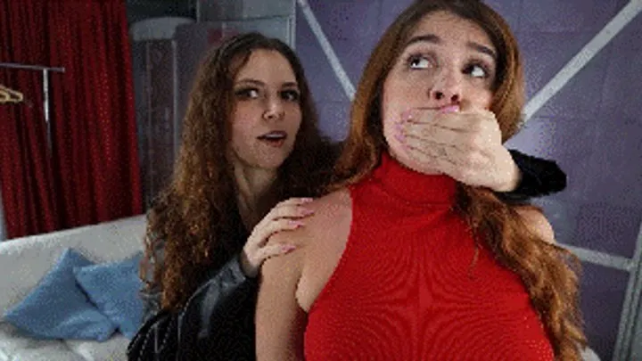Hollyrope Omega - Christy and Mina Salome: The spoiled influencer gets tied and gagged by her sexy redhead bodyguard for her own safety