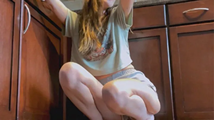 Feetplay And Seduction - Constance's Extreme Heel Popping and Shoeplay in Flats JOI - mobile