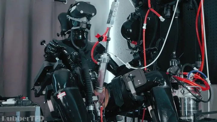Rubbertfd - SIX MACHINES AT THE SAME TIME [Gay Leather, Latex, Fetish]