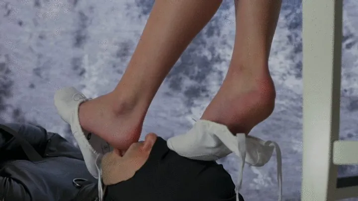 Polish Mistress Clips - Lick Feet Of Stella Taken Straight From The White Ballet Shoes - Polish Language - Part 2