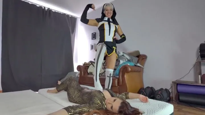 Polish Mistress Clips - The Nun Ruslana Defeat Gold Snake Weronika - Full