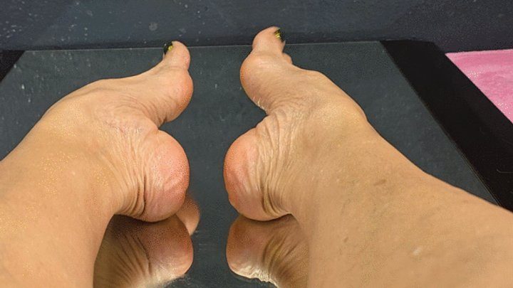 Foot Fetish Paradise - Foot soles in the Mirror 5 by Goddess Milah Barefoot