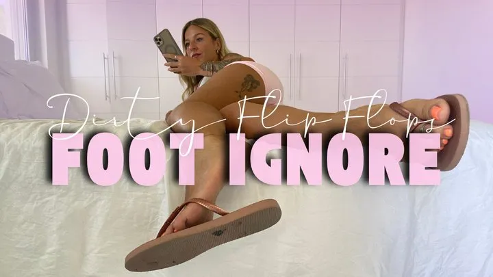 Goddess Gaby - Dirty Flip Flops Foot Ignore 2