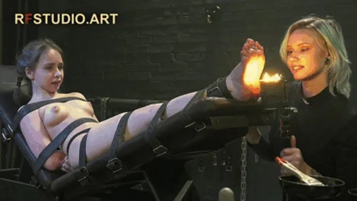 Rf Studio Production - Astrid Plays with Fire - Arina’s Feet Meet the Heat (FULL HD MP4)