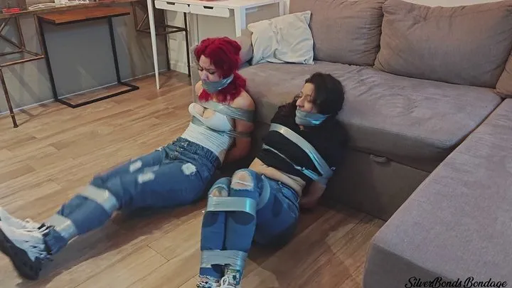 Silverbonds Bondage - Blair and Luz in: Caught Burglars Tangled Up