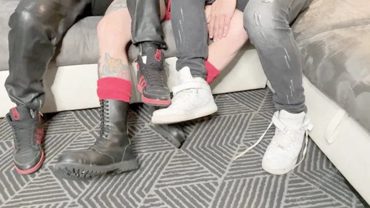 Master Giacon - Three guys, two pairs of sneakers