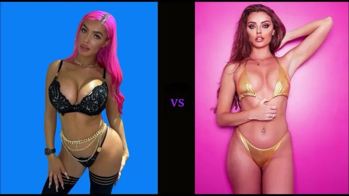 Jdoe Strip-wrestling Federation - School-Uniform Bra and Panties Match (Strip-Wrestling Match) w, Loser gets strapped in a Nappy (diaper)!! ~ Jezebel Jones vs Tammy Pink | (July 2025)