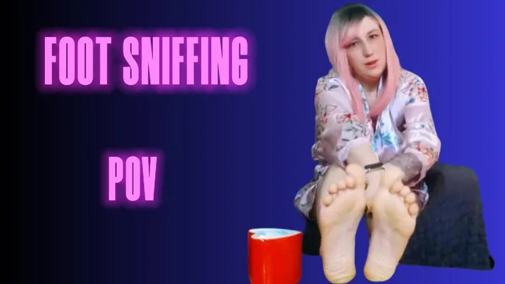 Lady Angela - Longing for soles -Lady Angela nakes you sniff her feet with