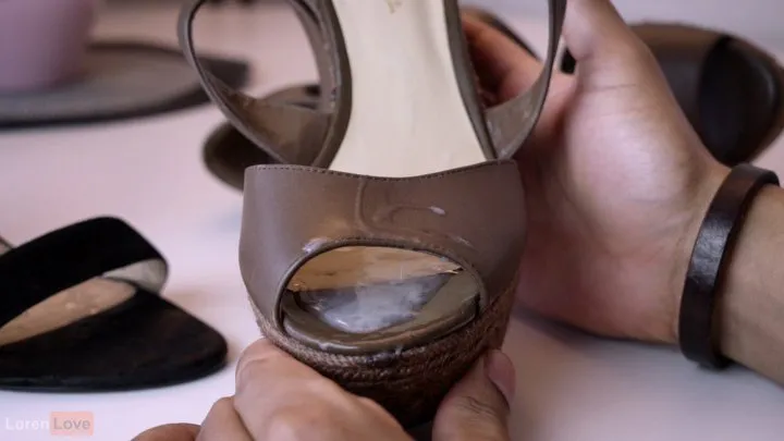 Frost Fetish Studios - Perv Series Episode 2 - Secret Cum Loader Drops His Spunk in Loren's Work Wedges Leaving A Gooey Cum Sludge Remain