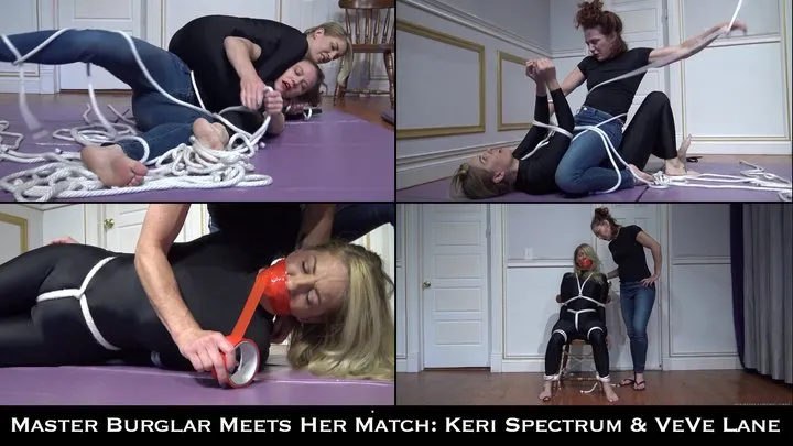 Doom Maidens Wrestling - Master Burglar Meets Her Match: Bondage with Keri Spectrum & VeVe Lane (July 2025)