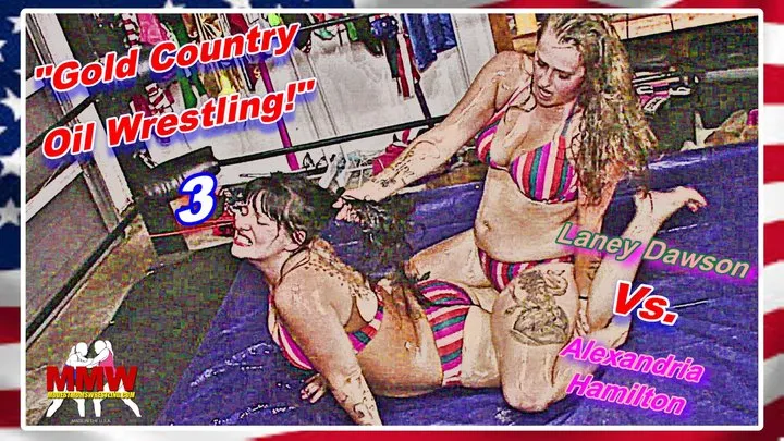 Modest Moms Wrestling - Gold Country Oil Wrestling! 3