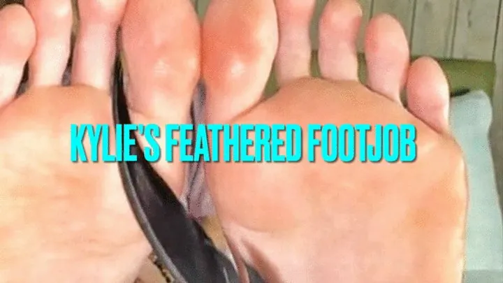 The Devils Footstool - Kylie’s Feathered Footjob