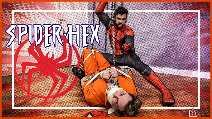 Hex Fetish - Spider-Hex traps and punishes the villain Tonny Tape (1080p ENG-sub) Gay Bondage - Bondage Male - Rope Bondage - Tape Gagged - Male Domination - Super Heroes