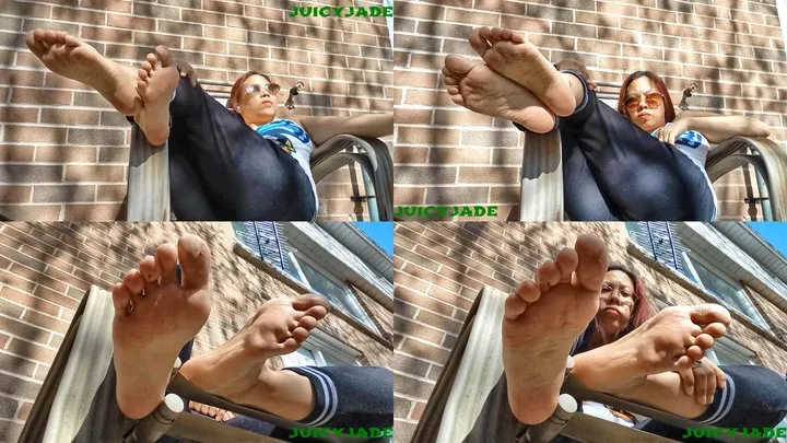 Mizz Jade's Findom Store - Pinay Asian small feet Sole Show outdoors Volume 10 ***wmv***