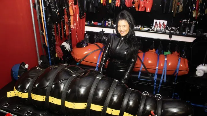 Rubber And Bondage Girl Kim - extreme rubber punishment The longest session