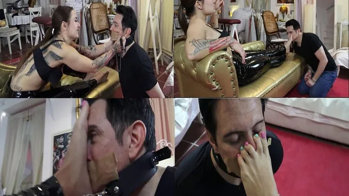 German Femdom New - Feet Smelling 125