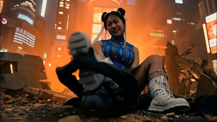 Giantess Fantasy Domination Tales - Giantess Chun-Li Humiliates Batman With Long Boots