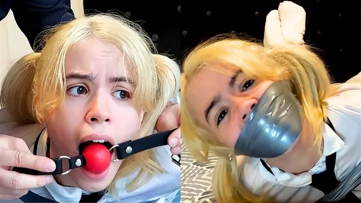 Silenced Cuties - Bound for Her F Grade?! Schoolgirl Nani Gets Ballgagged, STUFFED and Tape-SEALED!