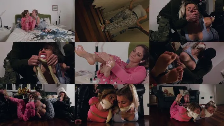 Layla Bondage Addiction - Pamela Alba Laura and Layla - Feet Suckers Intruders remaster (mobile)