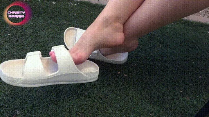Christy Berrie - DANGLING SANDALS