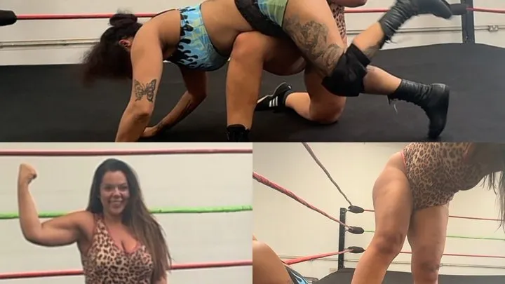 Power Girls Pro Wrestling - Crotch busting, ass kicking and over the knee spanking