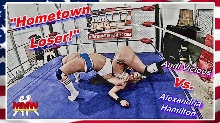 Modest Moms Wrestling - Hometown Loser! WMV