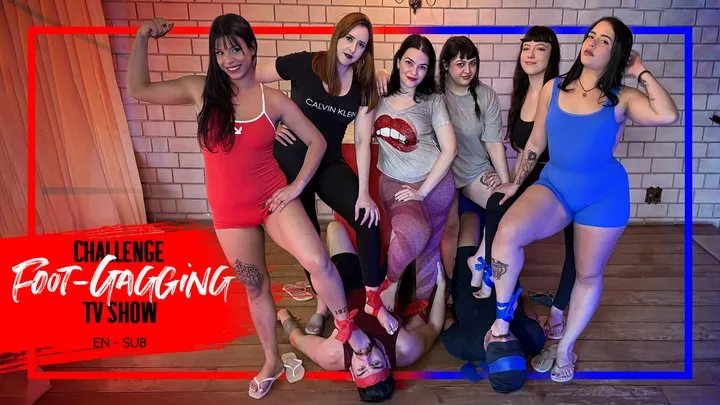 Mistress Nara Neveu - Foot Gagging Challenge TV Show – Hex VS Luno in a Fierce Throat Showdown (720 EN-sub) Foot Fetish Battle - Foot Domination - Deep Foot Game - Sole Stuffing